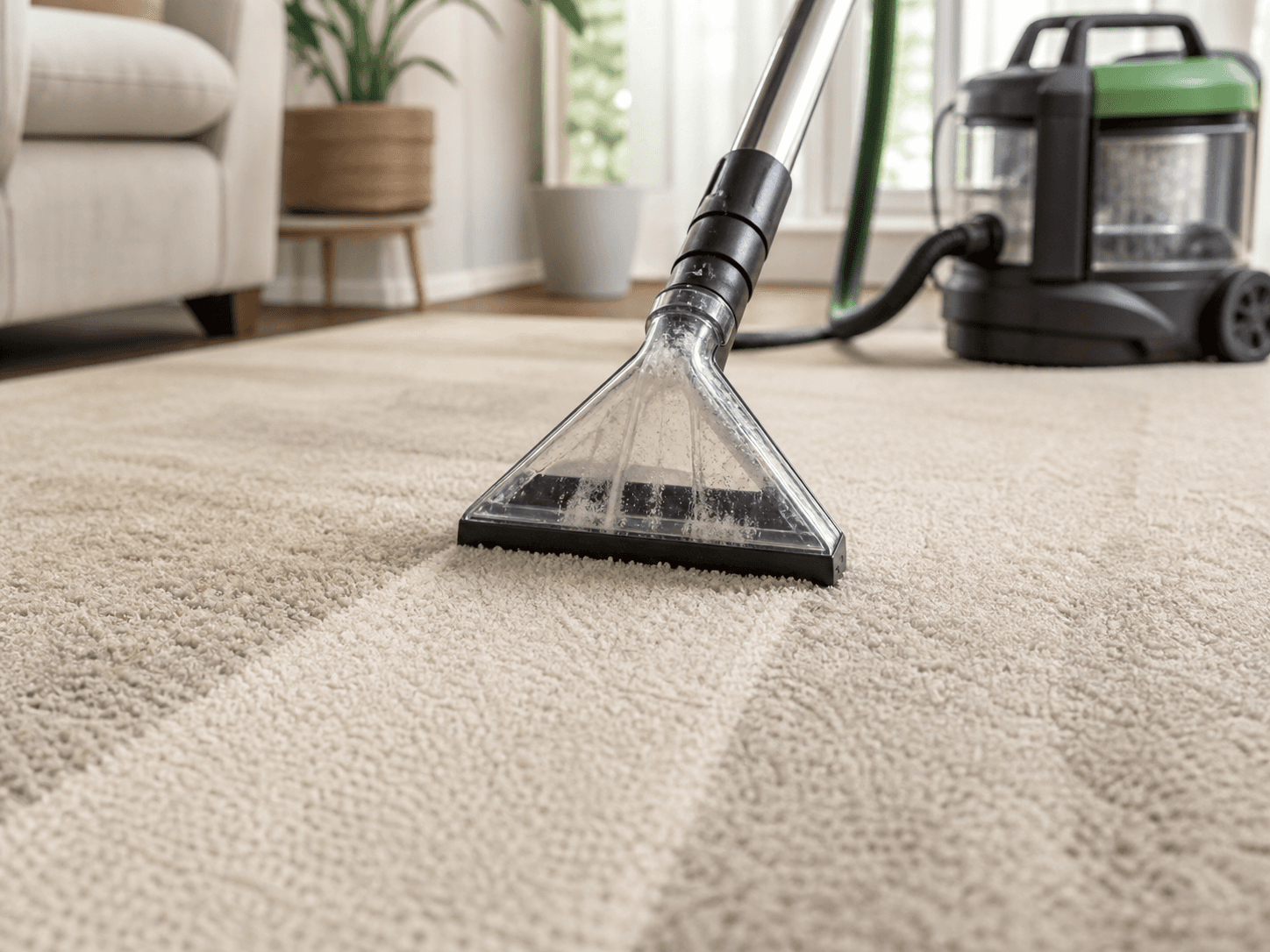Professionally refreshed carpet in a comfortable Columbus home